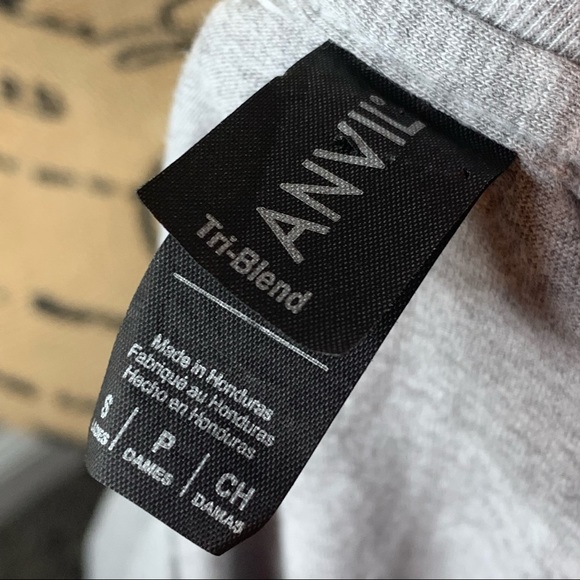 Anvil Notorious RBG Graphic V-Neck T-Shirt - Picture 10 of 11